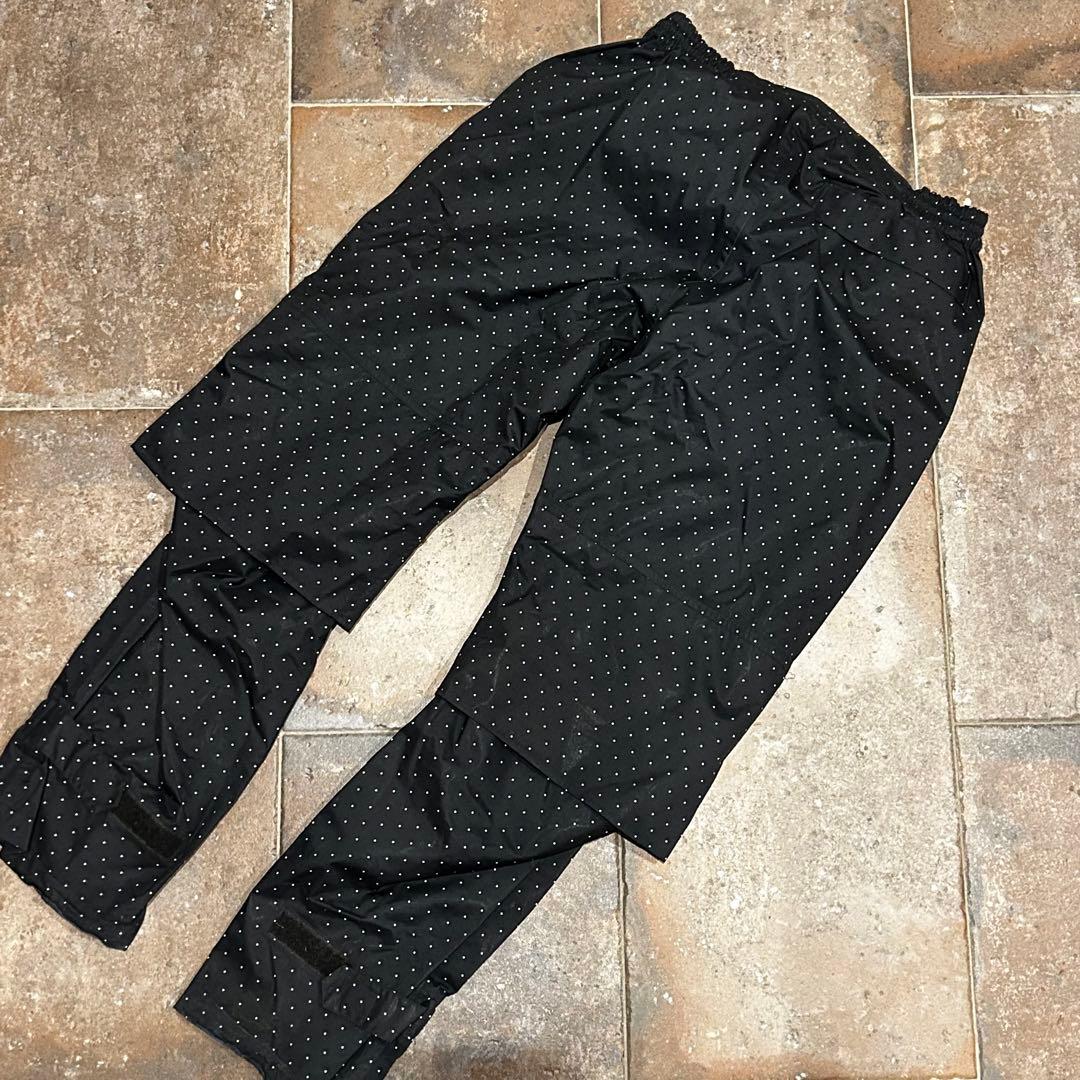 23区GOLF レインウェア　セットアップ　ドット　ブラック　メンズ