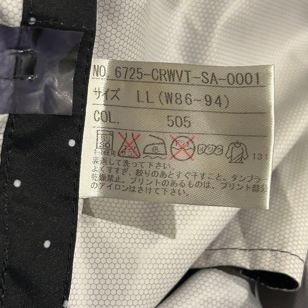 23区GOLF レインウェア　セットアップ　ドット　ブラック　メンズ