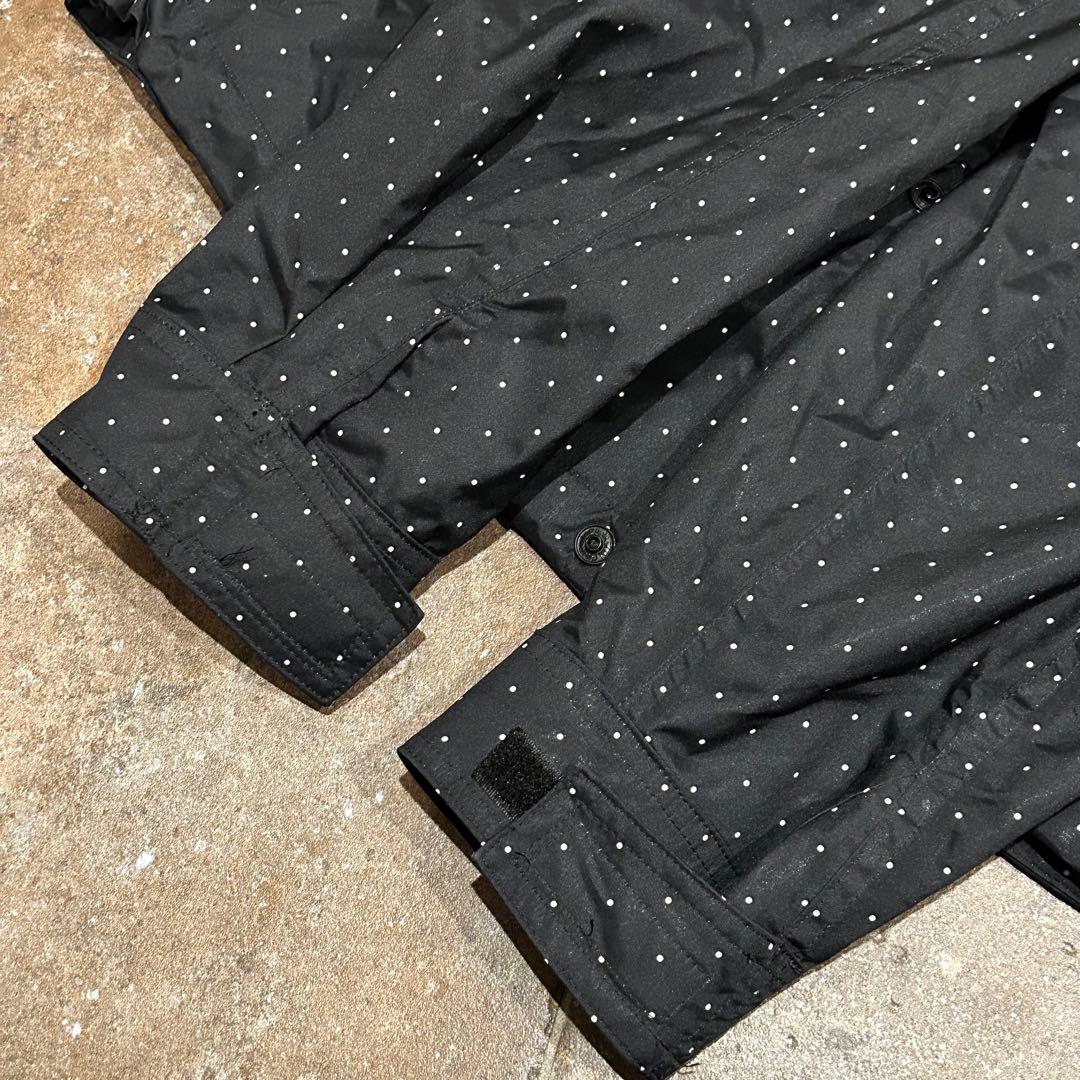 23区GOLF レインウェア　セットアップ　ドット　ブラック　メンズ