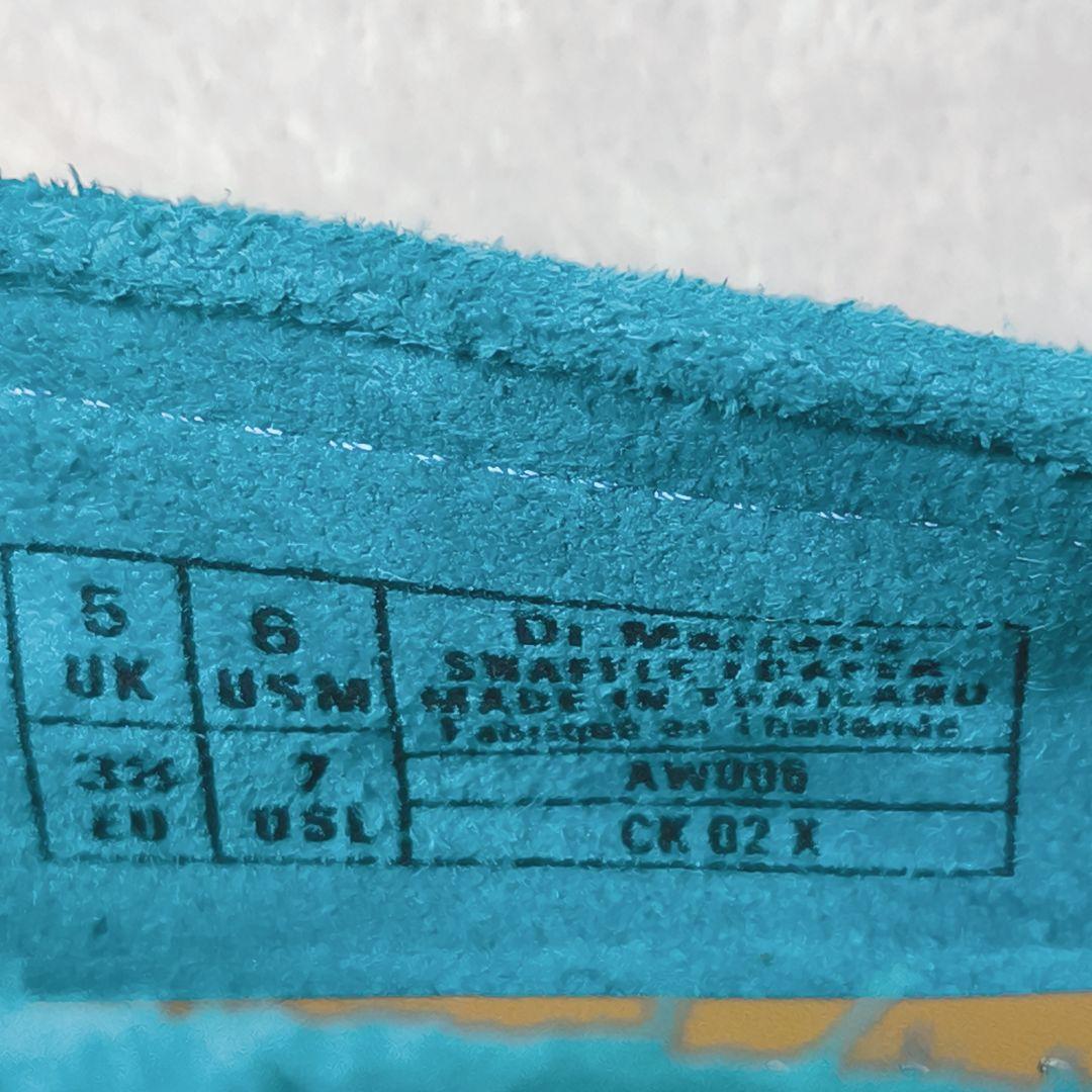 ドクターマーチン エイドリアン スナッフル ティールブルー スエード UK5