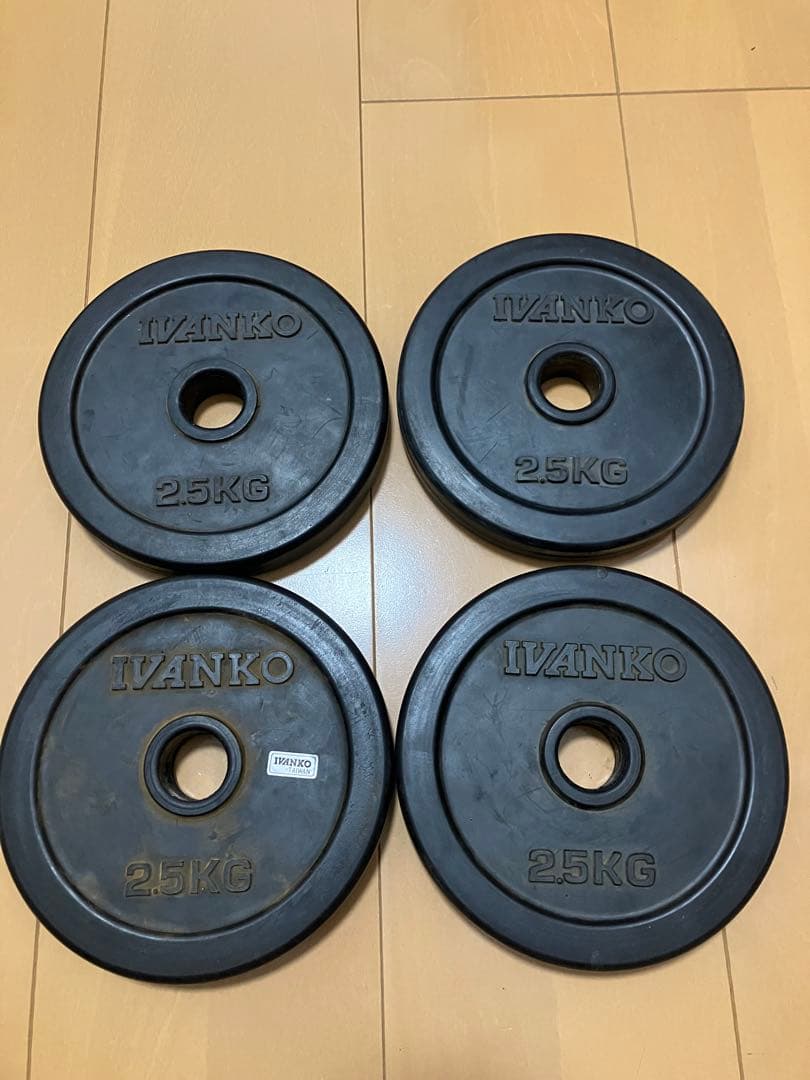 IVANKO 2.5KG ダンベルプレート 4枚セット - メルカリ