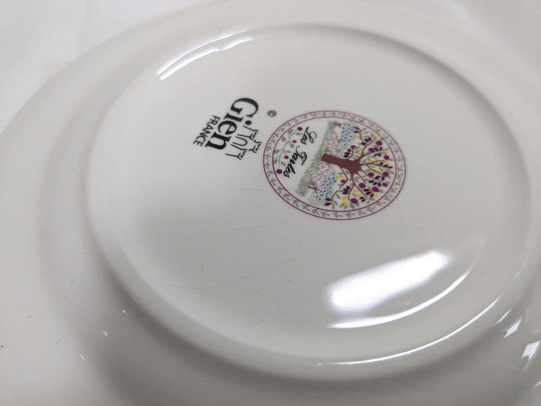 ジアン Gien フランス製 タルト柄 プレート 6枚セット