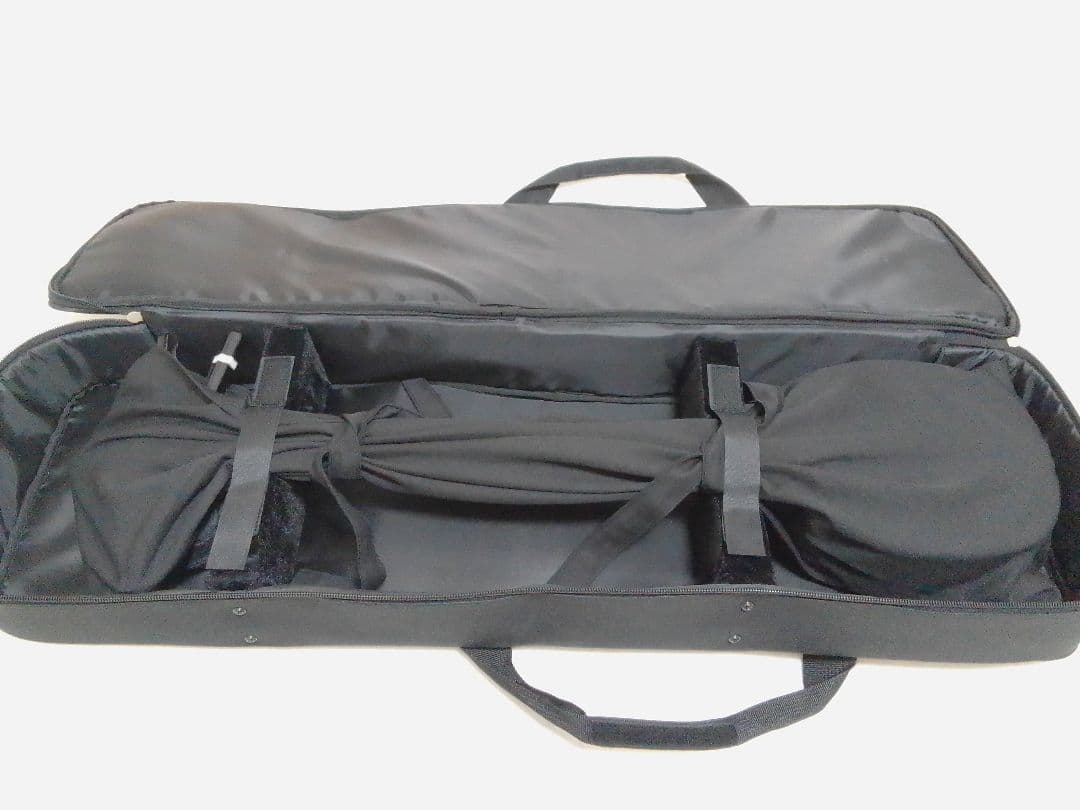 沖縄 三線 琉球 ケース付 全長約74cm 人工皮(破れなし）