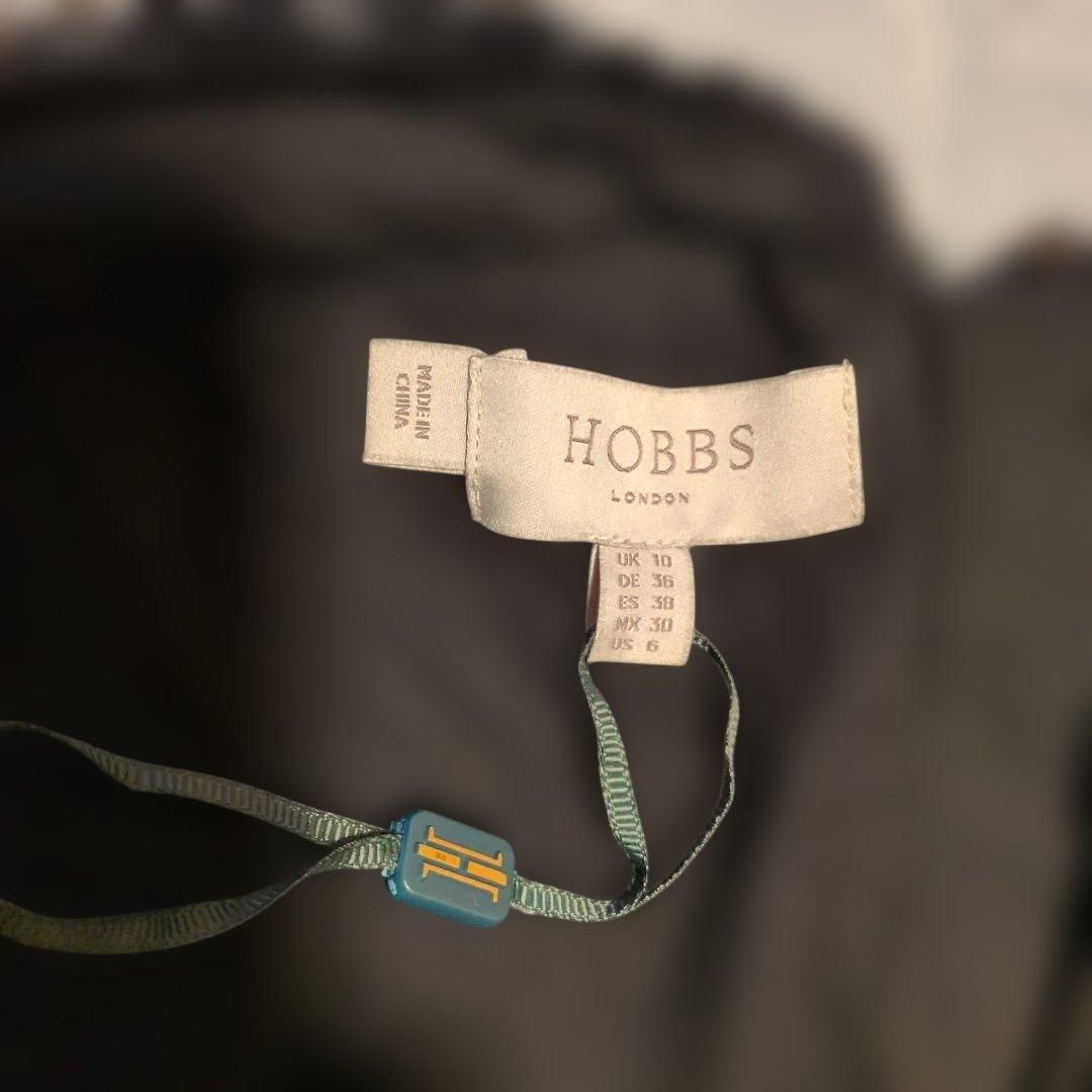 Hobbs London スパンコール ワンピース M ブラッククリーム