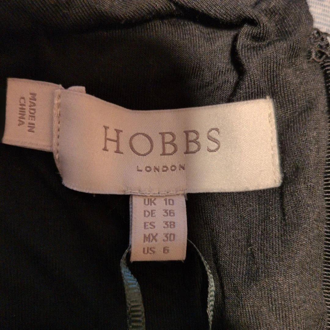 Hobbs London スパンコール ワンピース M ブラッククリーム