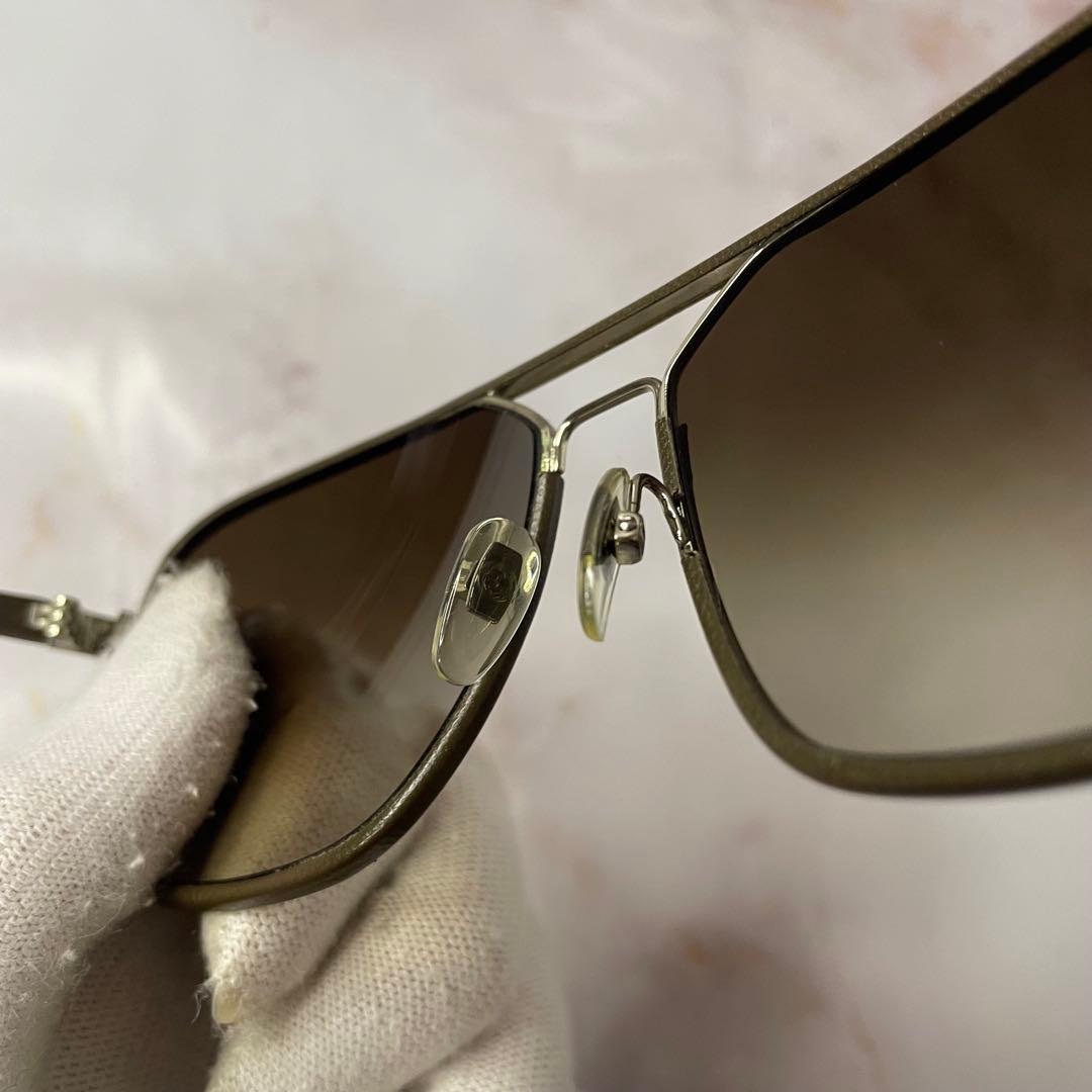 GUCCI グッチ ティアドロップ パイロット レザー Y2K サングラス レア