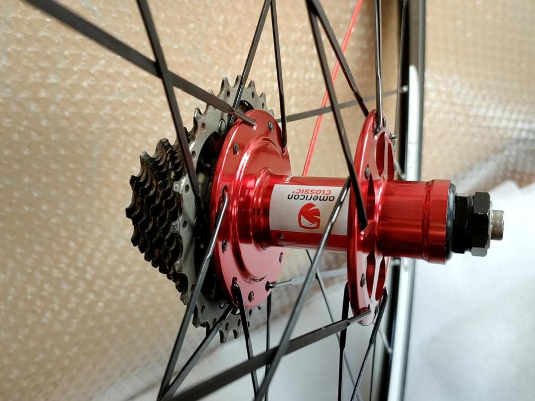 超軽量 アメリカンクラシック 10速 ホイール前後セット 自転車 ロードバイク