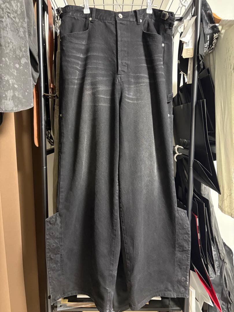 パンツ no mass prod dirty baggy jeans