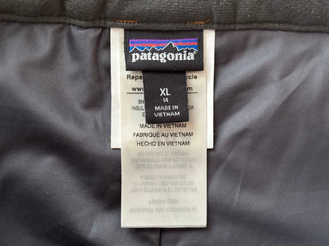 パタゴニア　ジュニア　スノーウエア　スキーウェア　スノーボードウエア　サイズXL
