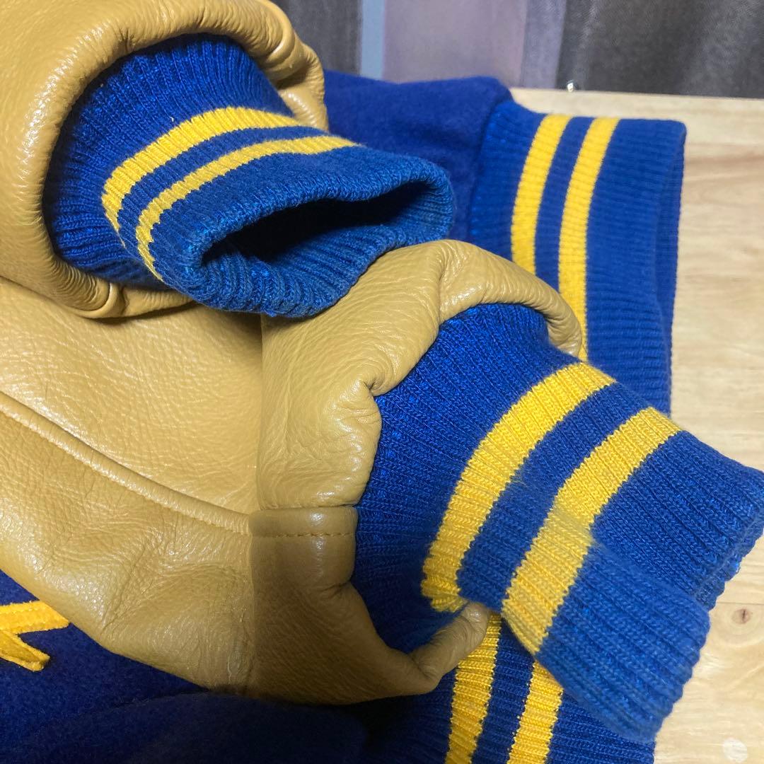 M*O様 80's VINTAGE FORDHAM アワードジャケット　袖革スタ