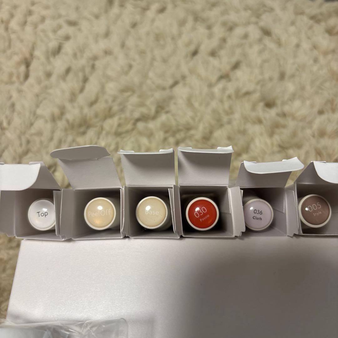 シリラジェルネイルキット　カラージェル付