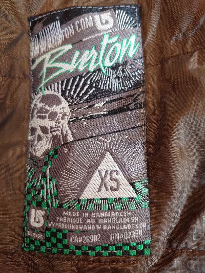 BURTON スノーボードウェアセット 子ども用　XS