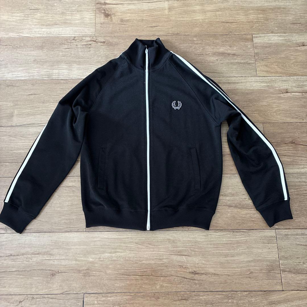FRED PERRY ブラック ジャージ S