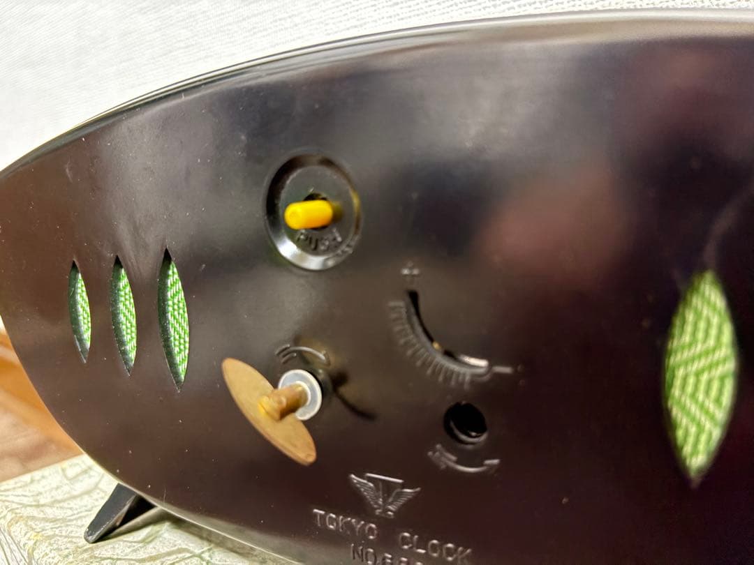 昭和レトロ★ヴィンテージ 東京機械式置時計、アンティークデスク装飾