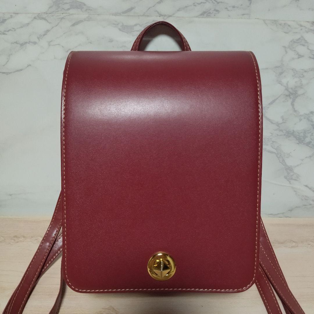 村瀬鞄行　大人のランドセル　ミミラン　バックパック　レッド　日本製