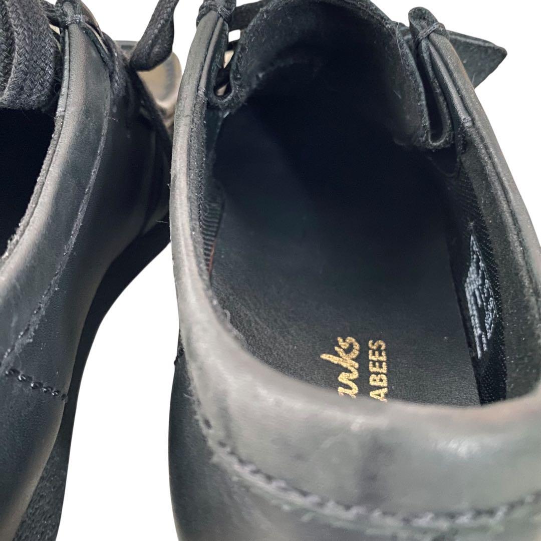 clarks クラークス【極美品】ワラビーウォータープルーフ ブラックレザー