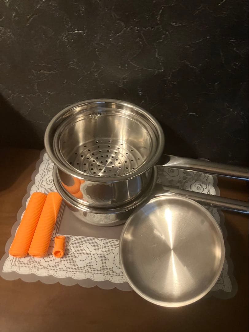 アサヒ軽金属 プリンセス鍋 スチーム付き