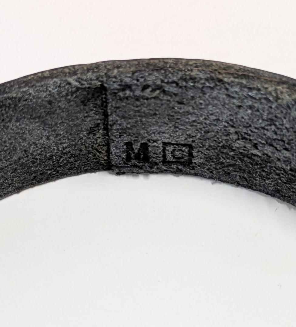 HERMES エルメス プールトゥール レザー バングル ブレスレット M刻印