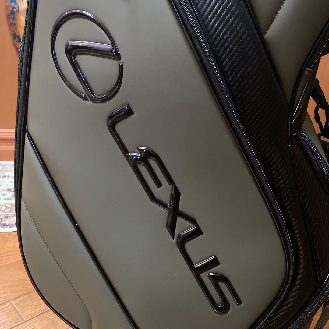 Lexus ゴルフキャディバッグ オリーブグリーン