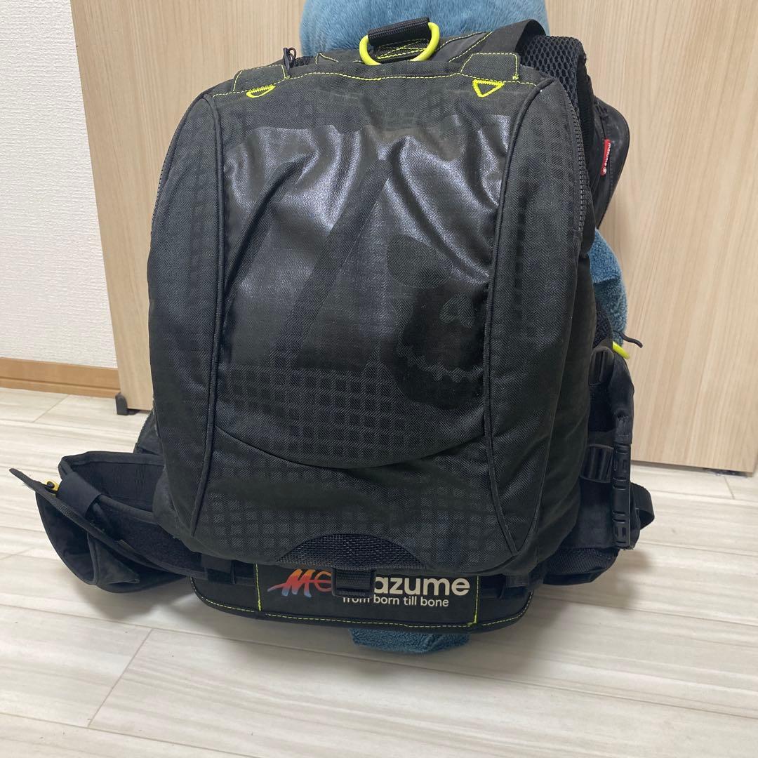 mazume フィッシングベスト ブラック/グリーン