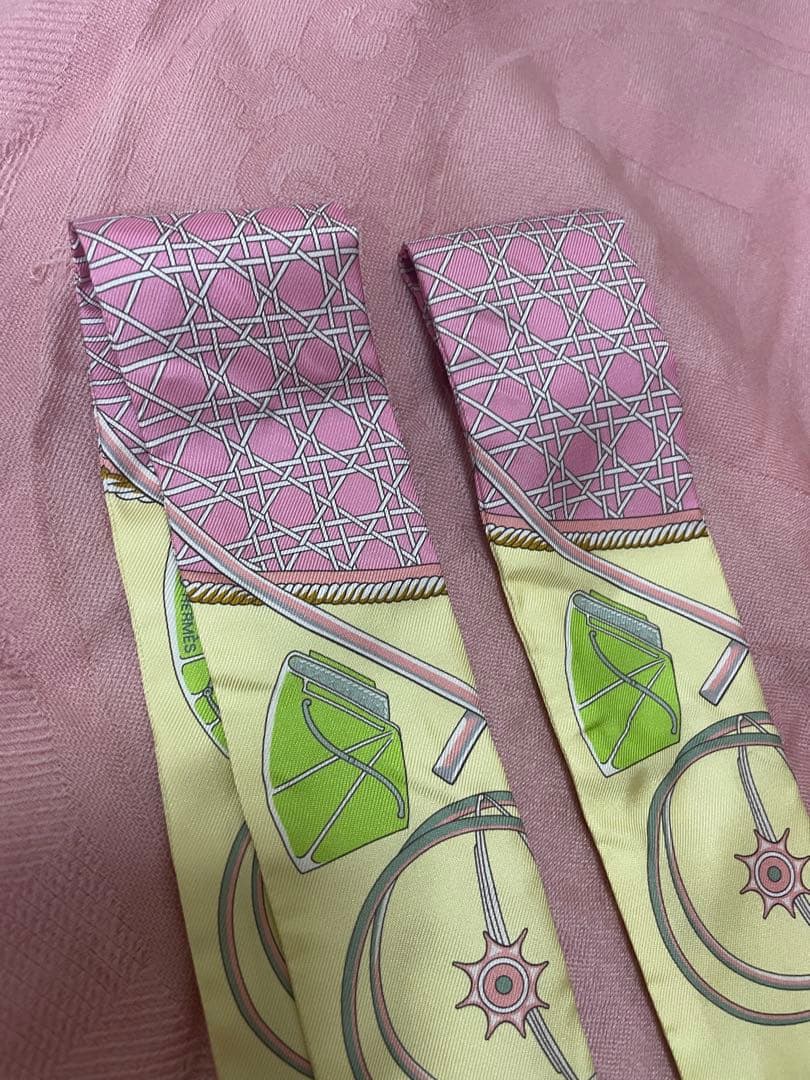 【2本】2024秋冬 エルメス リボン ツイリー スカーフ セット バーキン