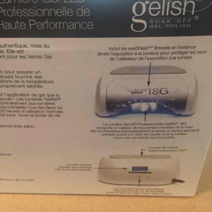 LED ネイル gelish ジェリッシュ 硬化 機械 プロ用