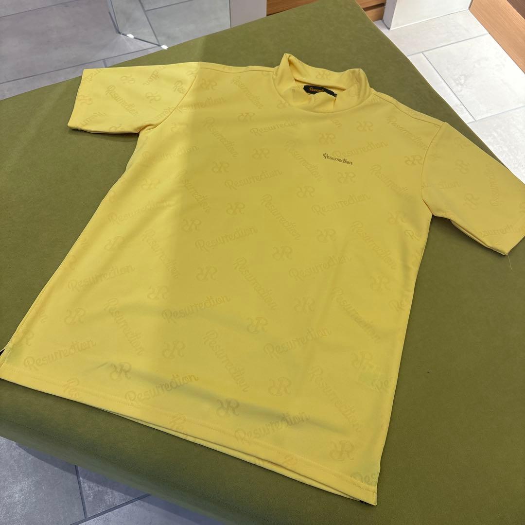 Resurrection モックネック イエロー Mサイズ シャツ