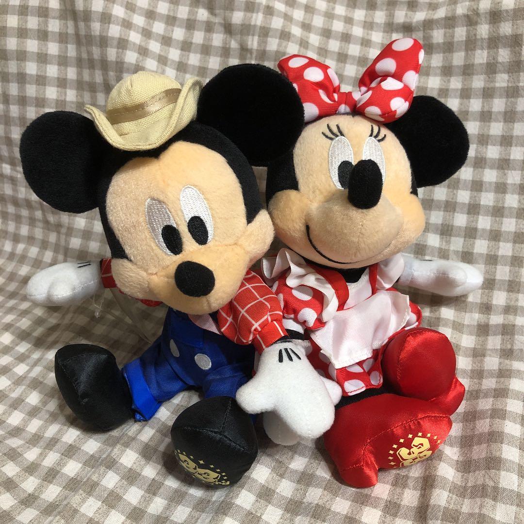 ミッキー ミニー ディズニーランド 33周年 ぬいぐるみ - メルカリ