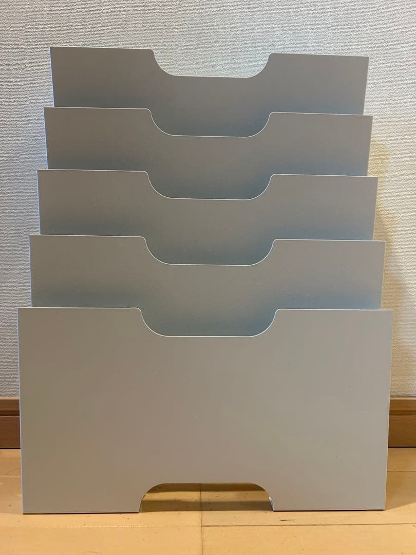 未使用】イケア KVISSLE クヴィッスレウォール 新聞ラック, ホワイト