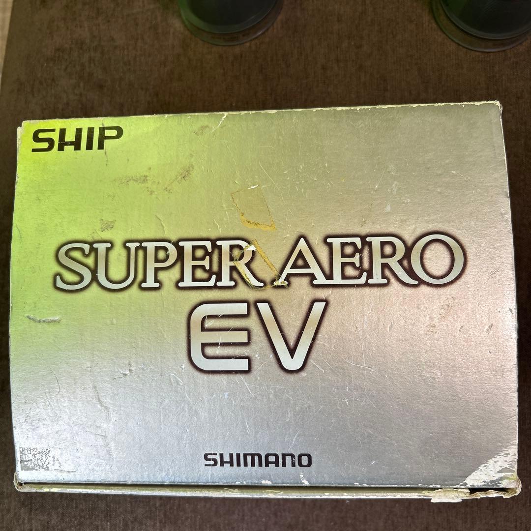 シマノスーパーエアロEV［未使用品］ サンラインPE1号-200m付