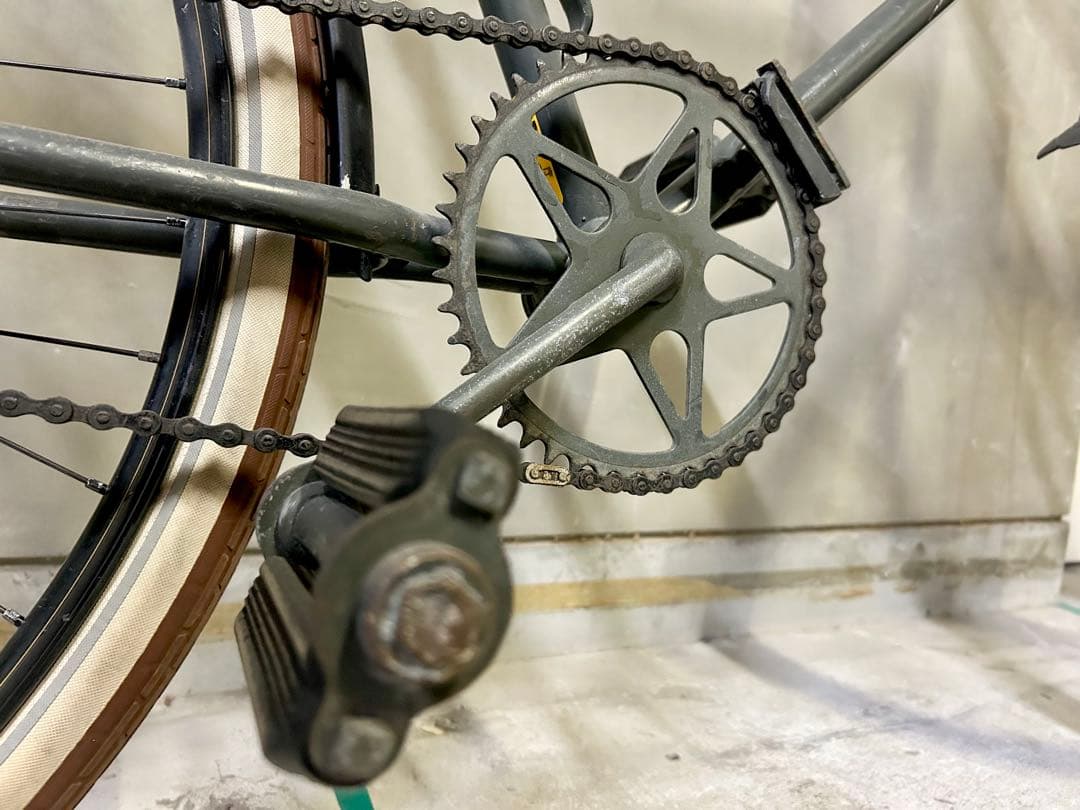 【1960年代スウェーデン軍物】貴重なupdateされ動くアンティーク自転車