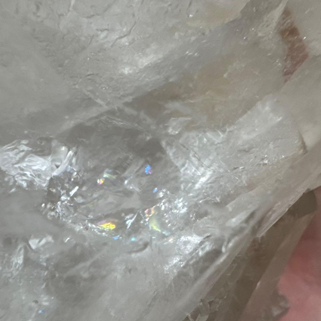 高品質　ブラジル産　水晶クラスター　透明感