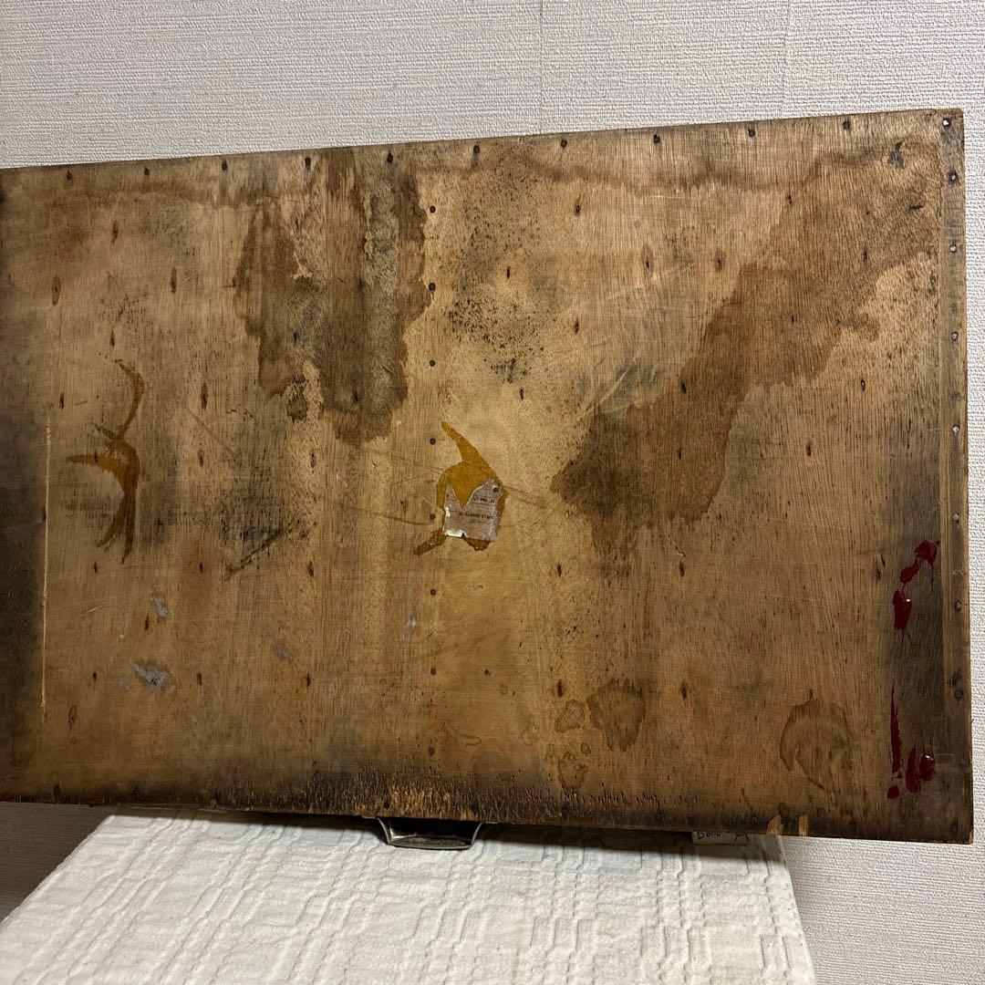 アンティーク　ビンテージ　海外　活版印刷　プリンター　トレイ　ディスプレイ棚