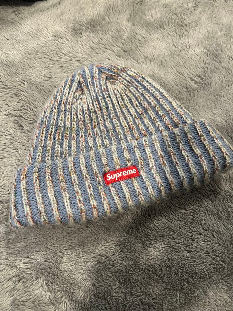 Supreme ストライプニット帽
