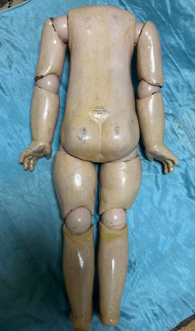 アンティークビスクドール ボディ　初期のジュモー　ポートレート　トリステ