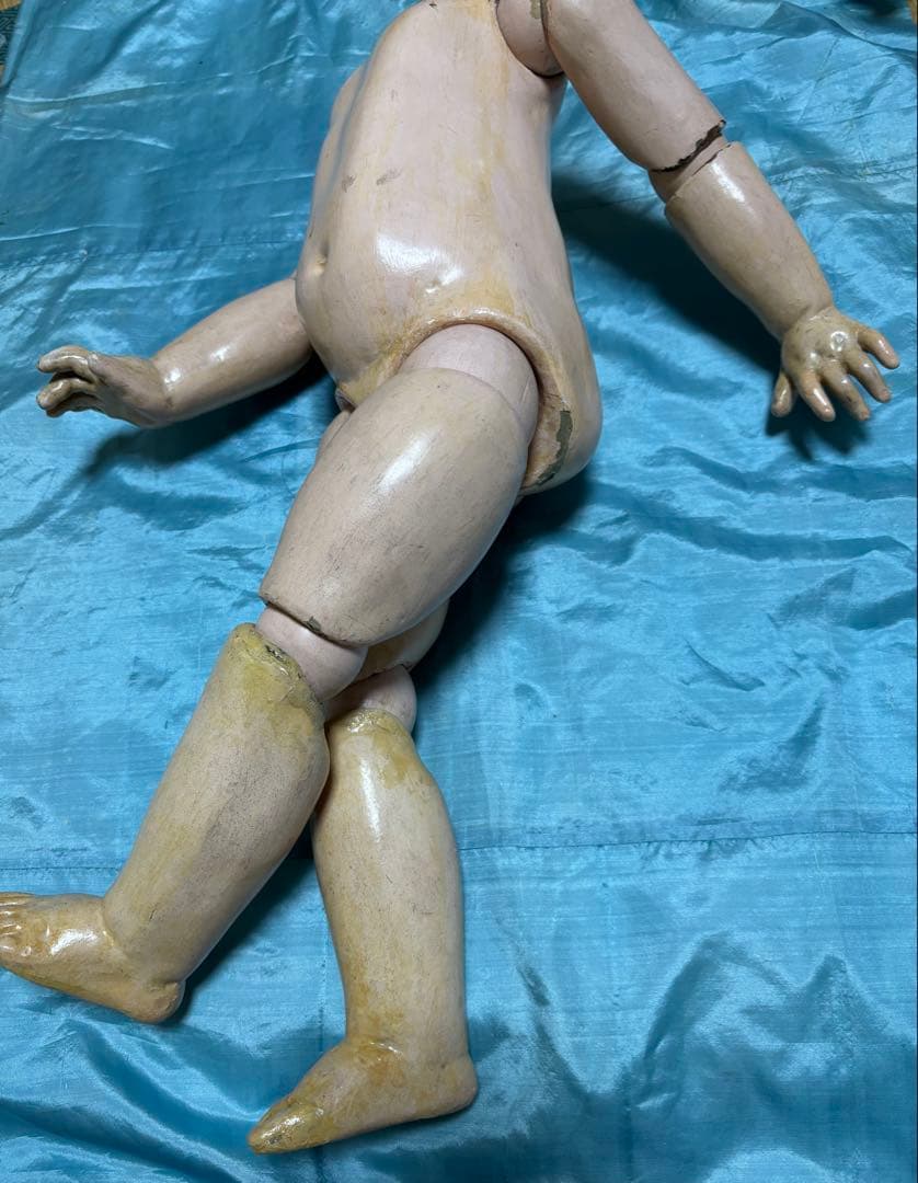 アンティークビスクドール ボディ　初期のジュモー　ポートレート　トリステ