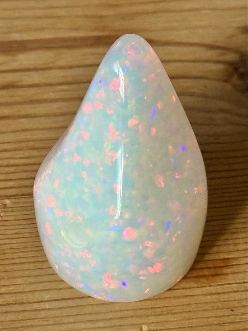 沖縄三線　ド派手な人工オパールバチ