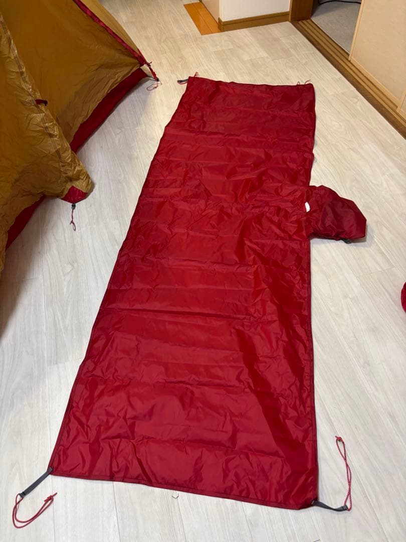 【美品】MSR Hubba Hubba 1専用フットプリント付き 1人用