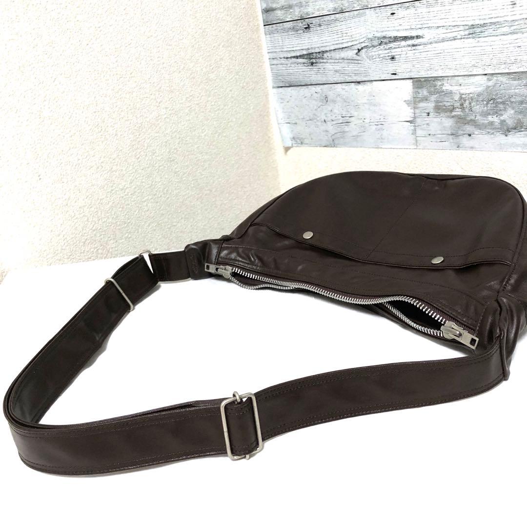 新品同様✨現行タグ ポーターフリースタイル ショルダーバッグ 舟形