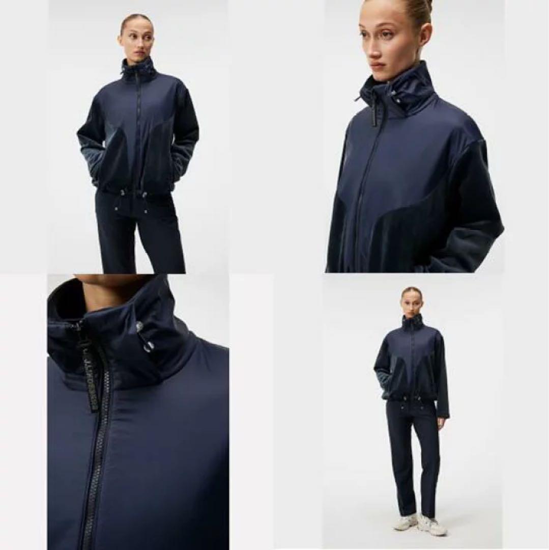 J.LINDEBERG レディース ベロアブルゾン