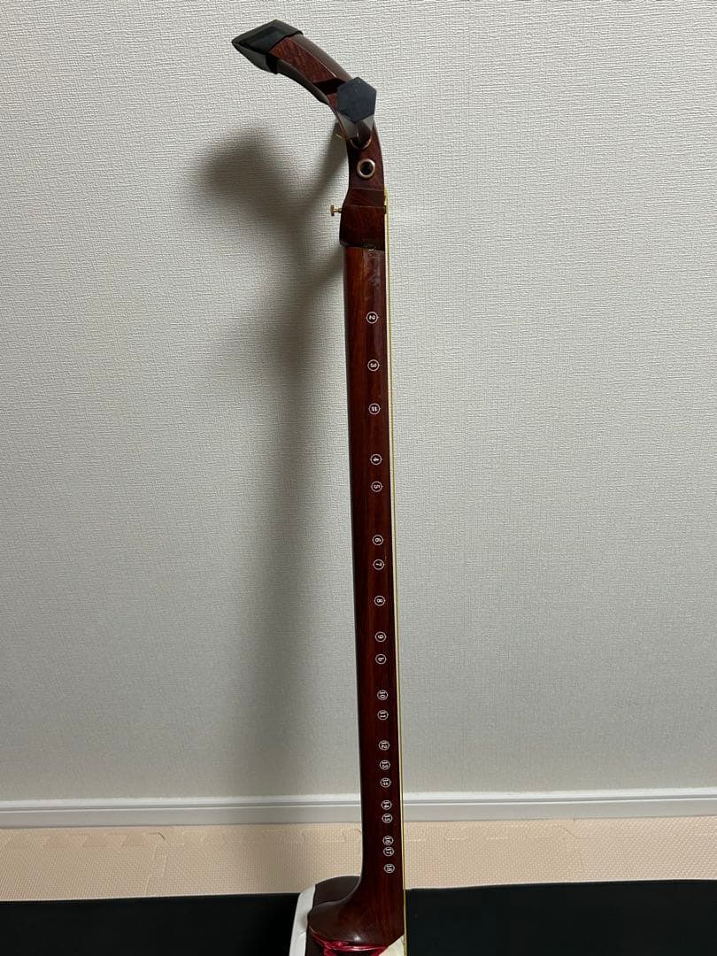 津軽三味線 太棹 銀河印 バチ・セミハードケース付