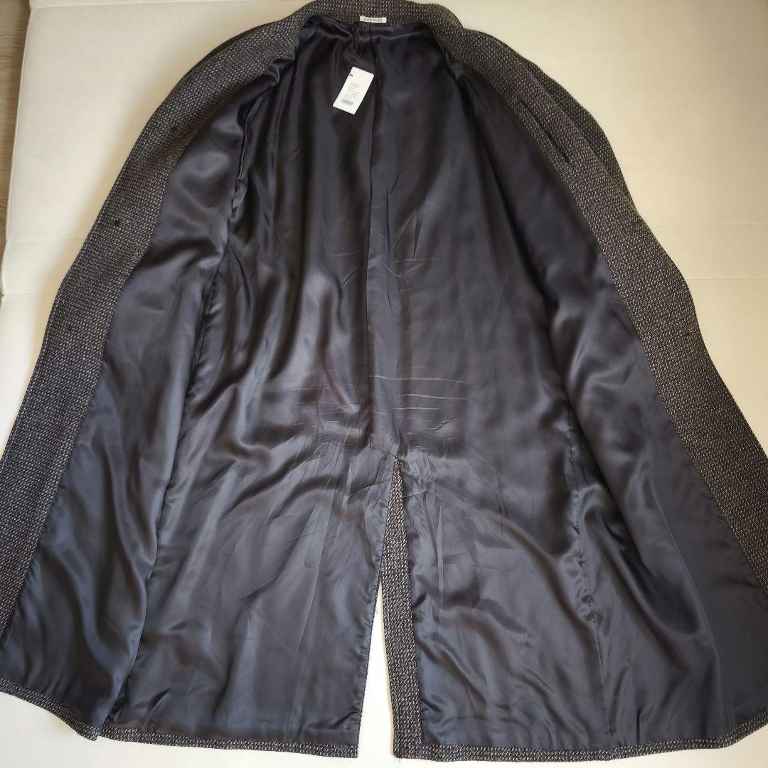 【新品】AURALEE ALPACA WOOL SILK TWEEDCOAT 5