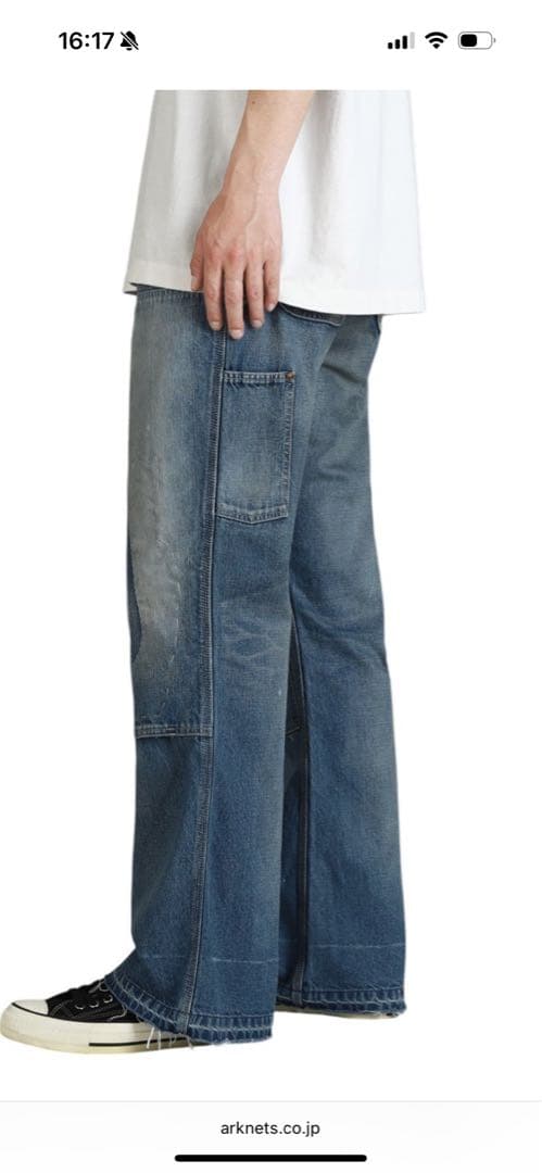 Saint Mxxxxxx DOUBLE KNEE デニム S