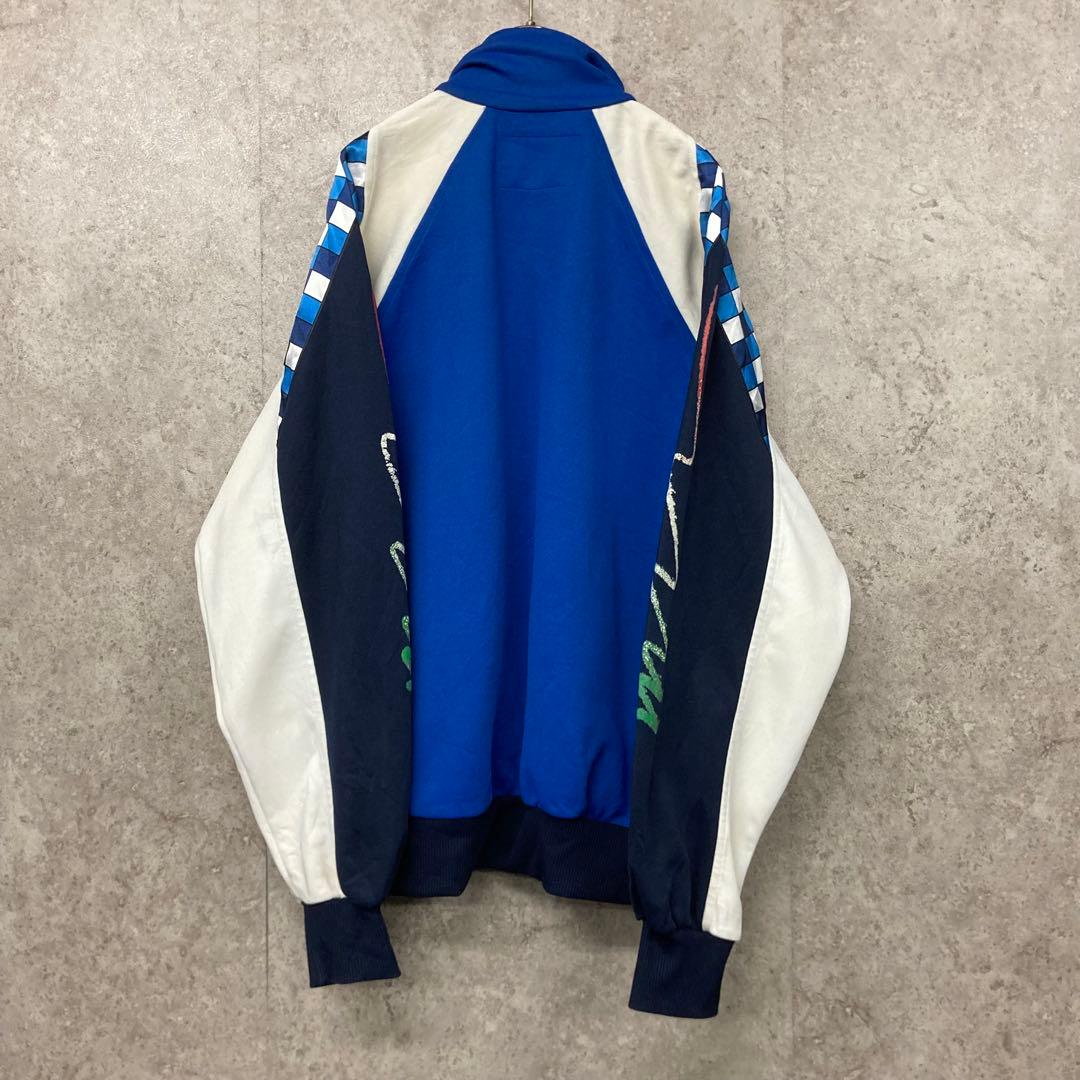 レア80s《ディアドラ》イタリア代表 刺繍トラックジャケット ジャージ