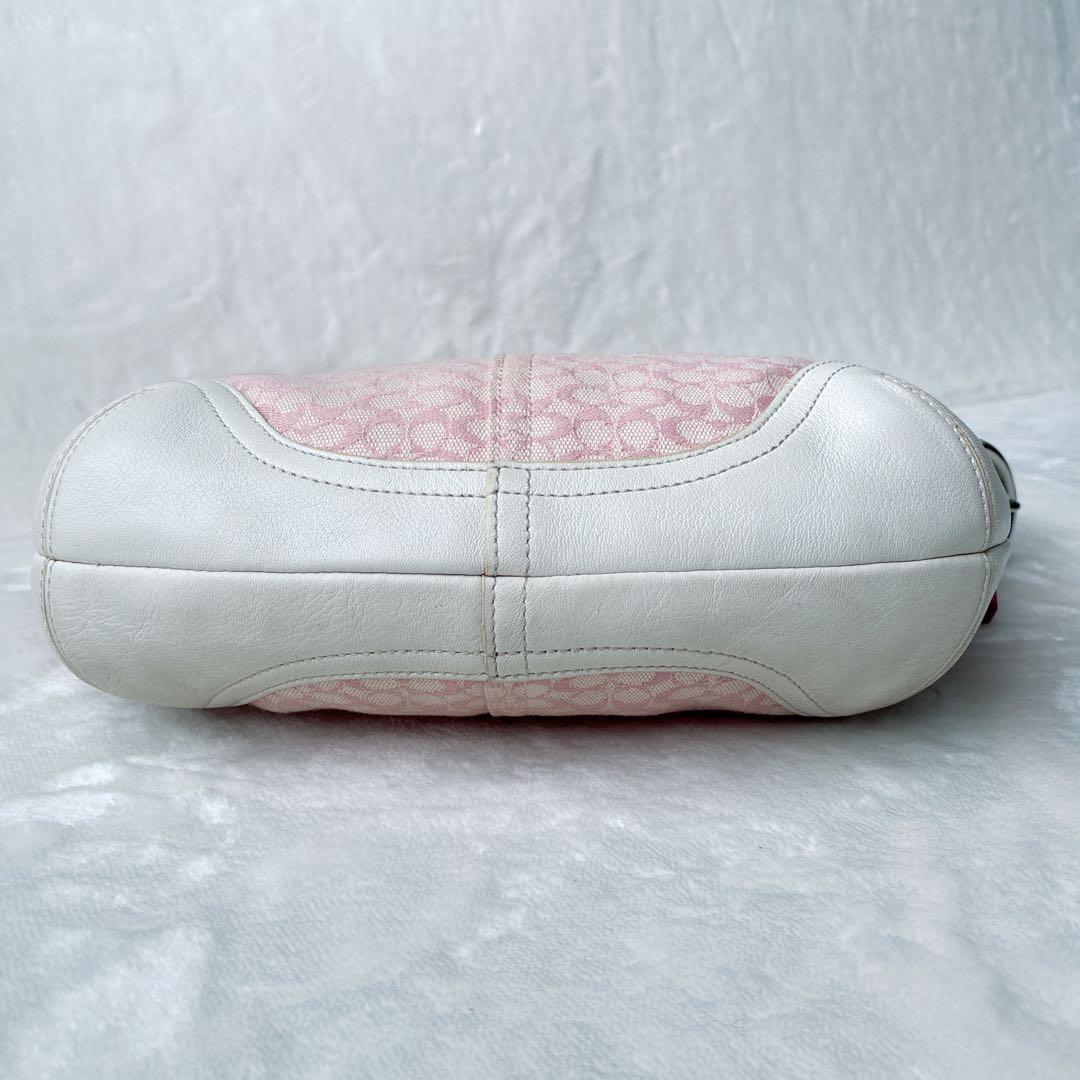 コーチ coach ハンドバッグ ワンショルダー シグネチャー ホーボー ピンク