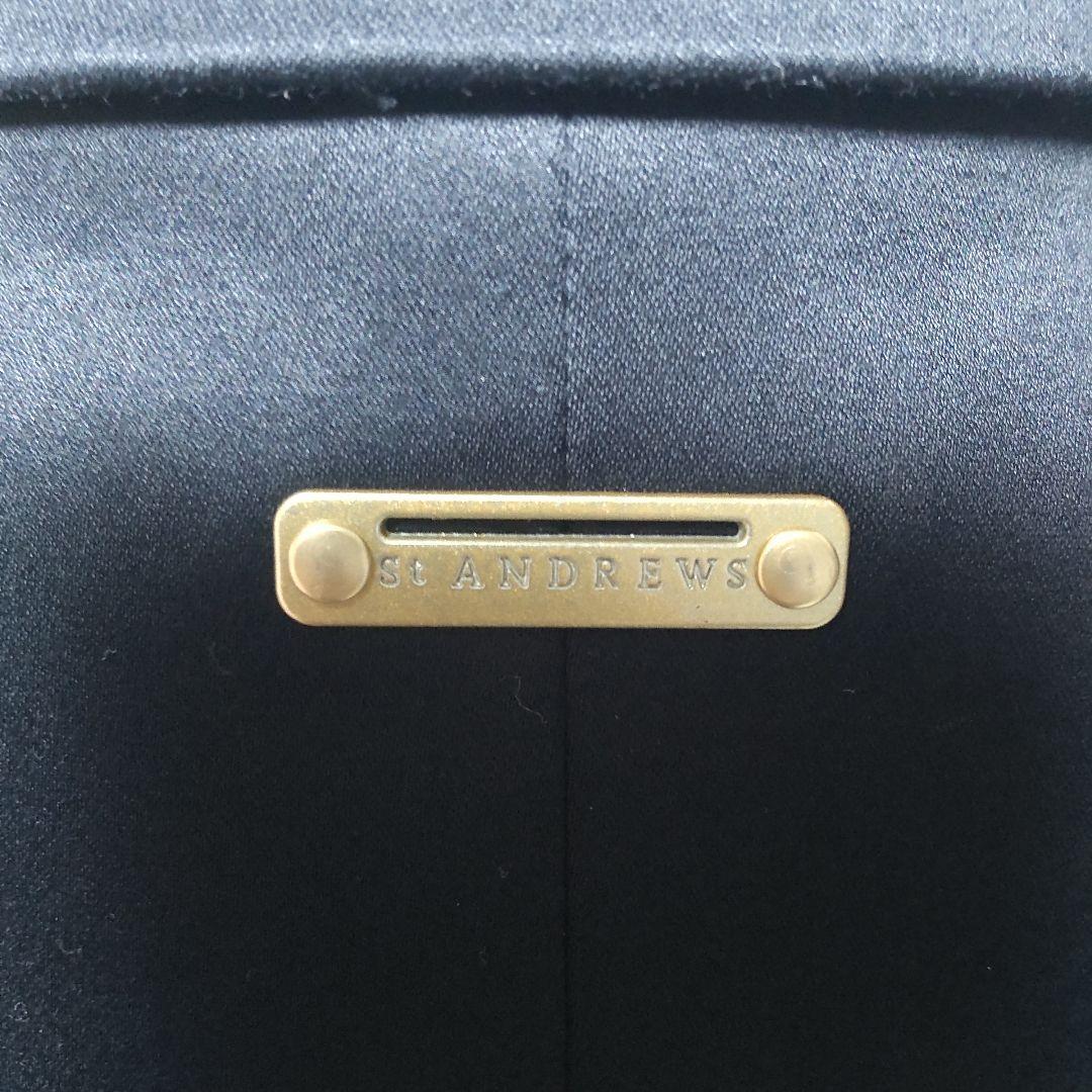 ☆新品タグ付☆セントアンドリュース ゴルフ 金ボタン ワンピース ブラック S