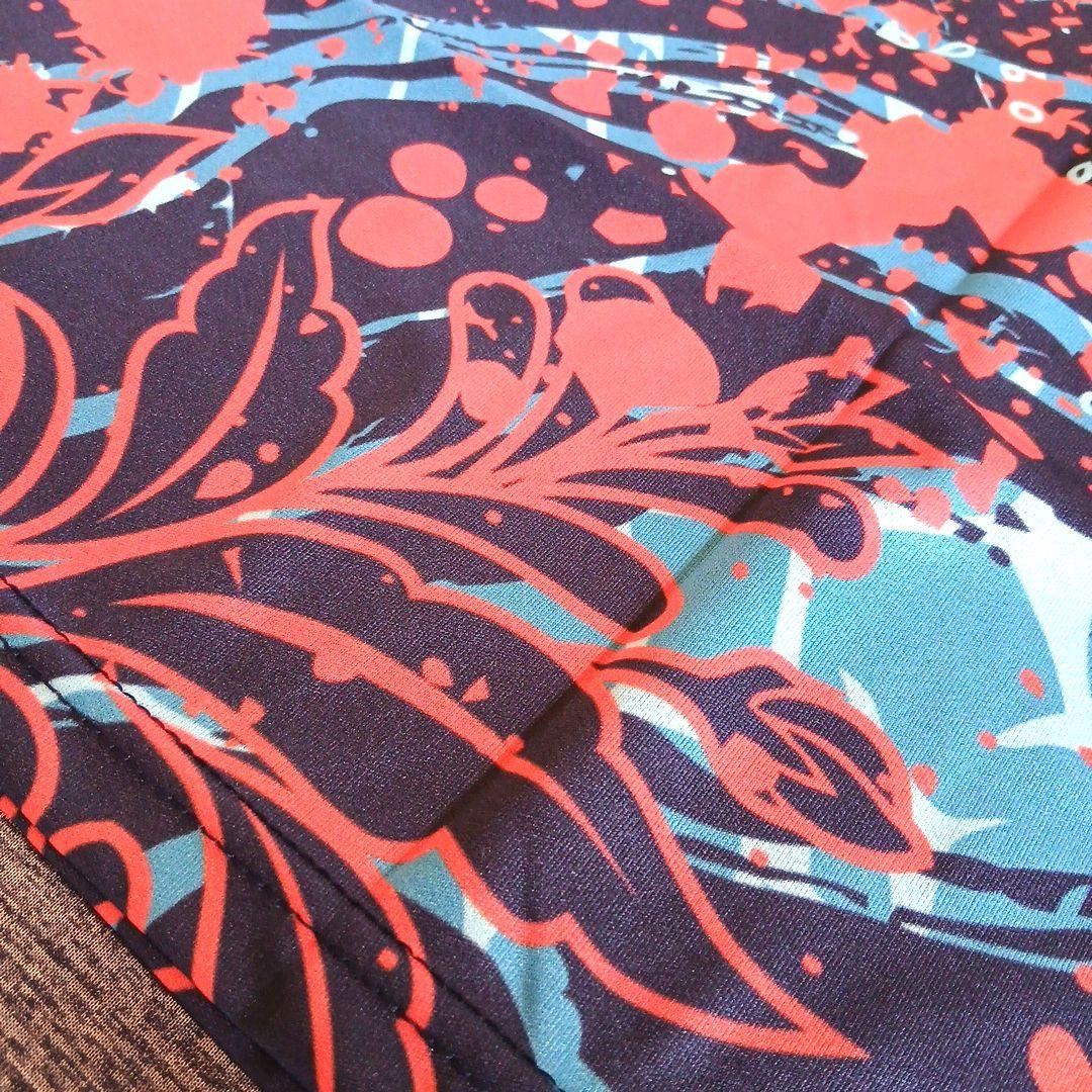 日本未発売　ボウリングウェア　STORM　Lサイズ　ブルー　ハイビスカス　涼しげ