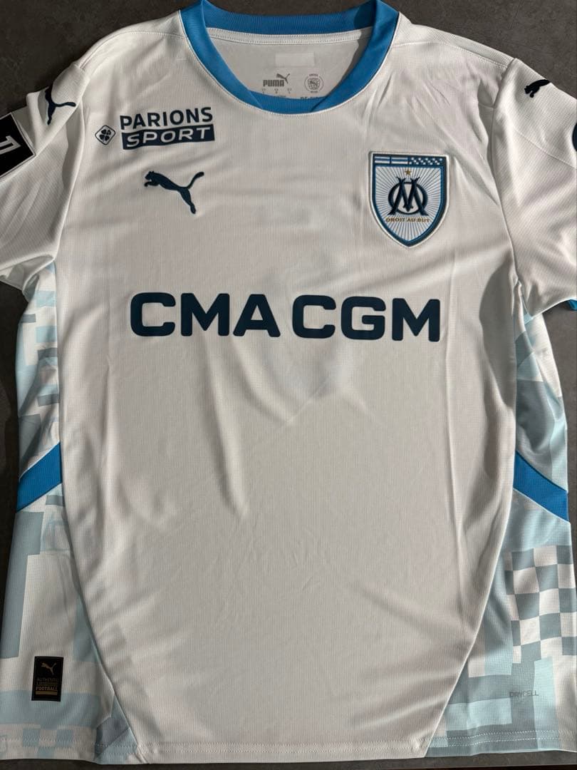 マルセイユ 24-25 ホーム　バレルディ ユニフォーム Ligue 1