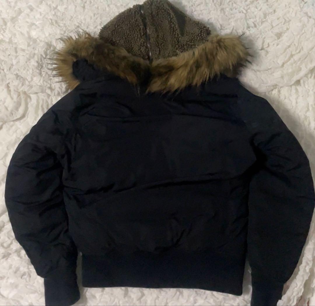 DISEL ディーゼルMA-1 ファー付きジャケット　ブルゾン　ファージャケット