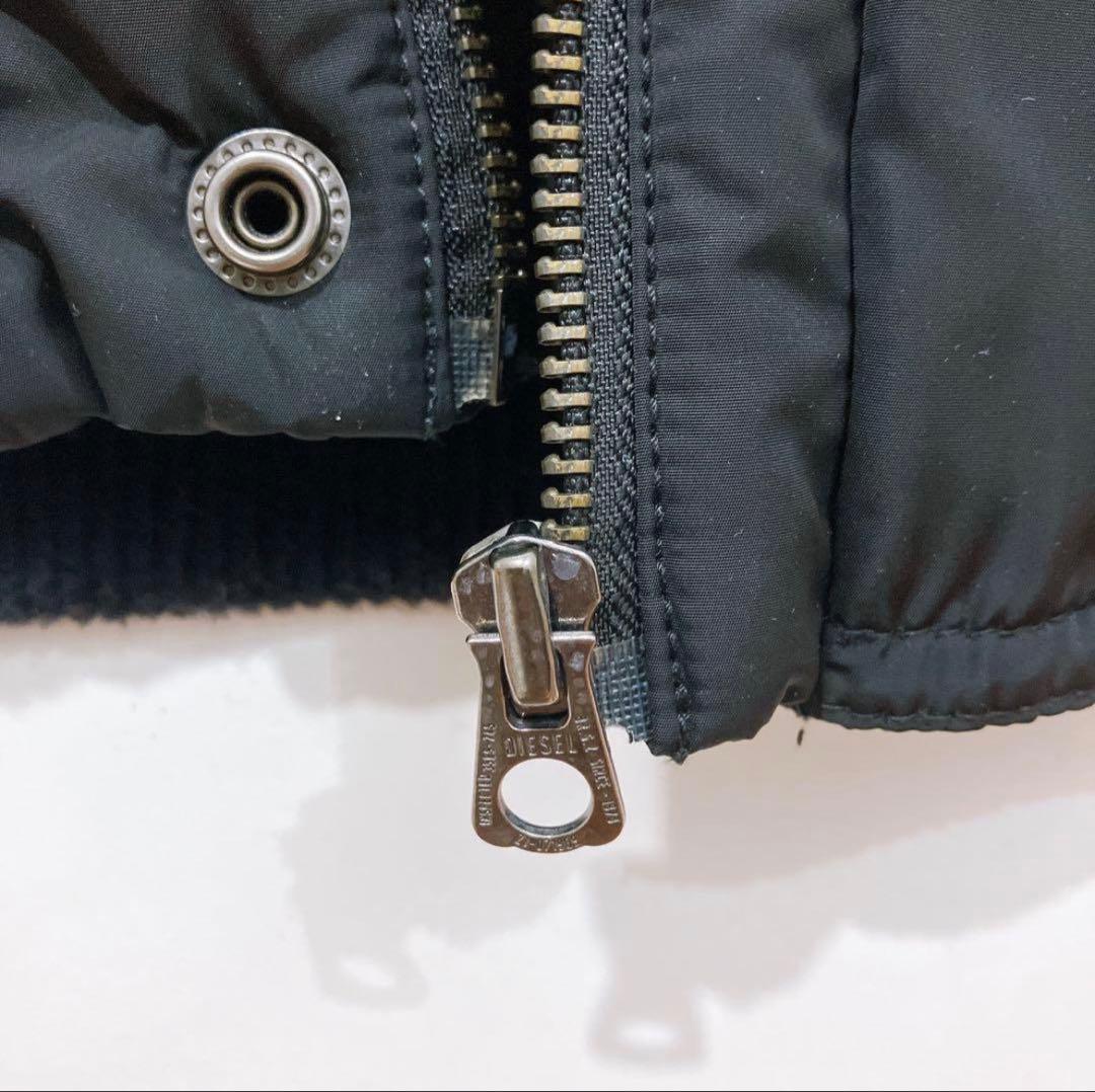 DISEL ディーゼルMA-1 ファー付きジャケット　ブルゾン　ファージャケット